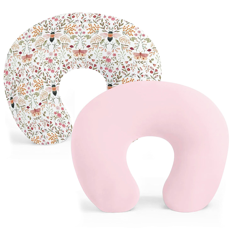 Nursing Pillow Breastfeeding - 2 STKS Babyvoeding Kussensloop Afdrukken Ontwerp