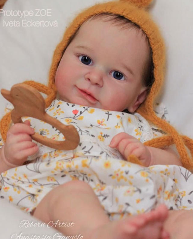Zoe Baby Products - NPK Onvoltooide, onbeschilderde DIY-poponderdelen Reborn Zoe