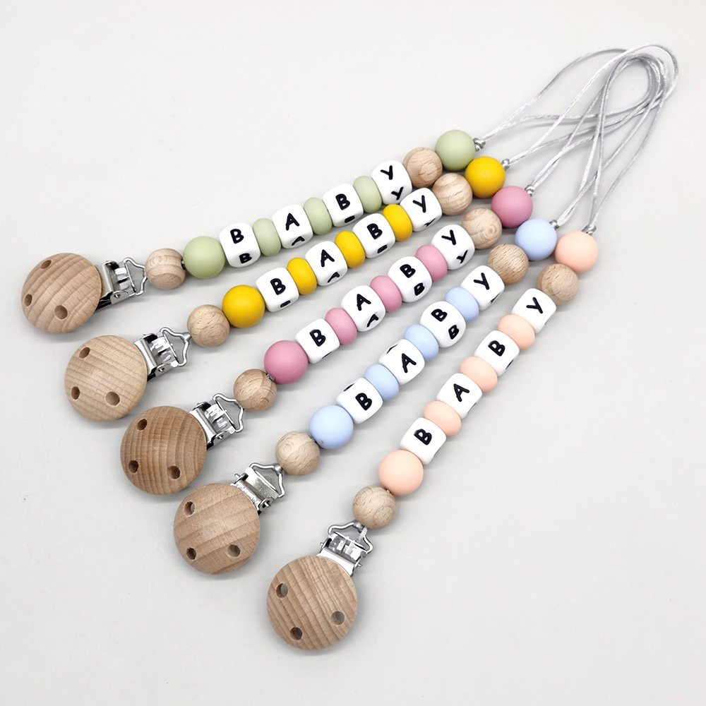 Baby Products Toys - Aangepaste Naam Fopspeen Clips Keten Siliconen