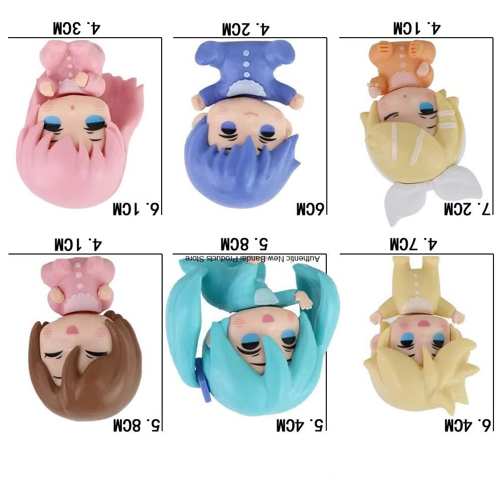 Baby Q Products - 6 stks/set Anime Hatsune Miku q-versie