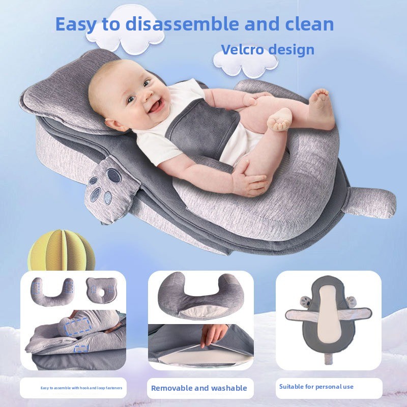 Nursing Pillow Breastfeeding - Anti-overloop melkzuigkussen Babyvoedingskussen Liggend voeden van
