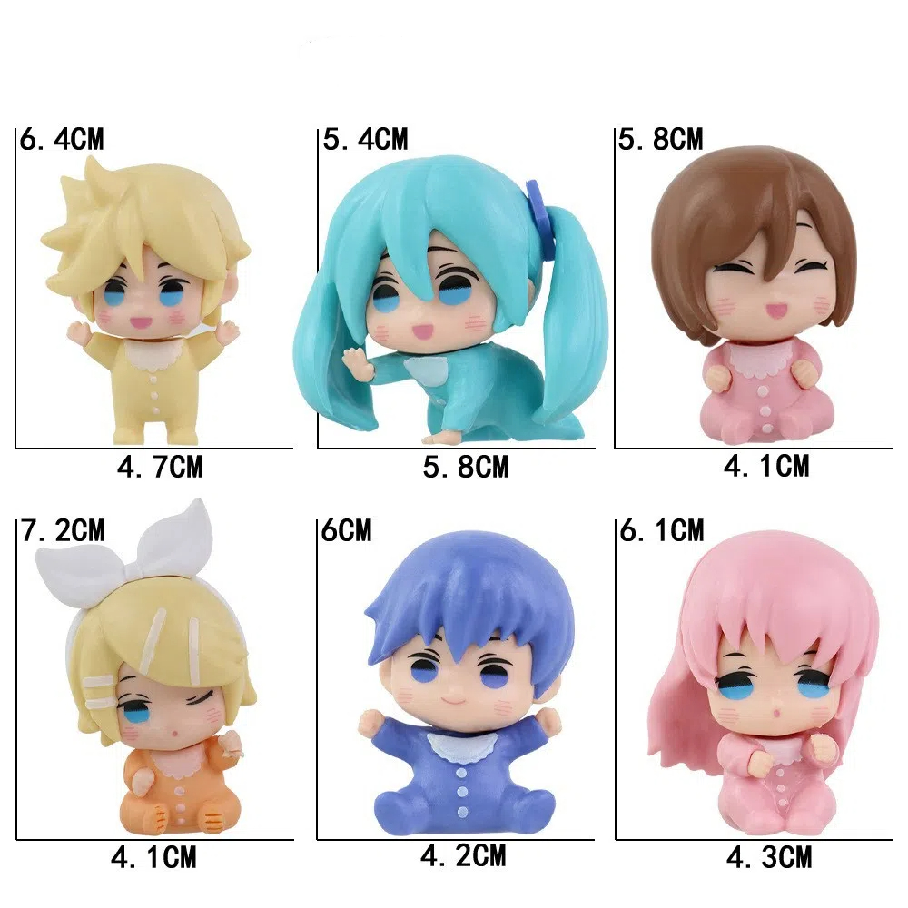 6 stks/set Anime Hatsune Miku  - Baby Q Products recensie en prijs